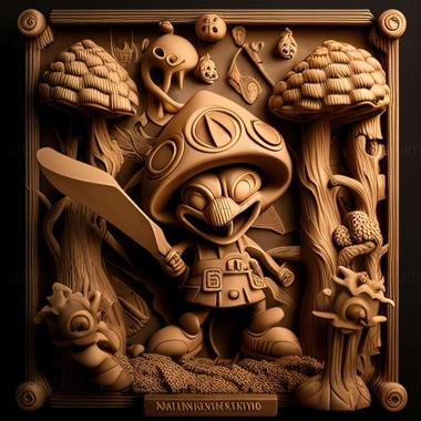 3D модель A Shroomish Skirmish The Fighting King of the ForeWa (STL)